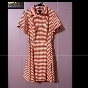 Tennessee orange Gabby Skye gingham dress